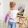 Set of children for creativity Ethel "Unicorn" apron 49 x 39 cm and sleeves