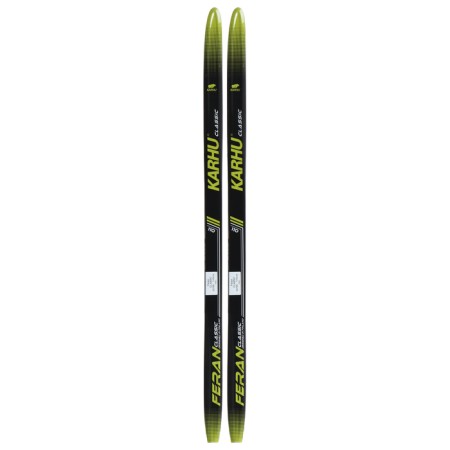Plastic skis, 110 cm, with a notch, color mix-8
