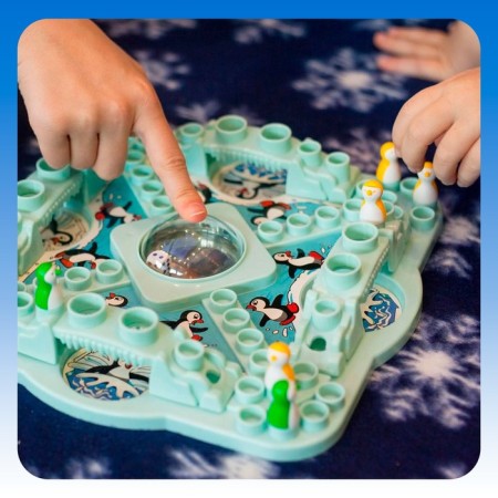 Board game for luck "Penguin Game", 2-4 players, 4+-6