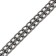 Collar - two -rowing metal nozzle, 45 cm, wire thickness 2 mm, black