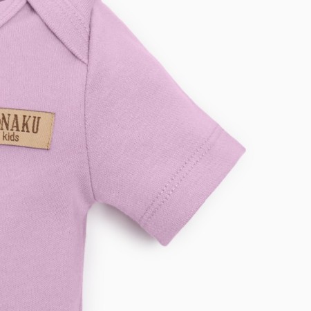 Kit for children (body, shorts) minku, lilac color, height 80-86 cm-4