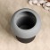 Kashpo - Vase "Mina" gray with black, 15x15x20cm