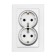 Double Tot Matte Glass, 16 a, hidden, with salary, glass, silver
