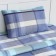 Bed linen 2 joint venture and I am Blue Square 173x215cm, 175x214cm, 50x70cm-2pcs, 60g/m2, microfiber