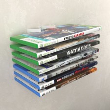 Кронштейн для хранения Blu-ray, CD и игровых дисков, настенный, белый