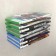 Blu-ray, CD and game discs, wall, white
