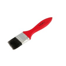 Brush flat scrap, mixed bristles, wooden handle, 1.5 