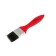 Brush flat scrap, mixed bristles, wooden handle, 1.5 ", 38 mm