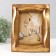 Polystone photo frame 13x18 cm "wave" gold 19.8x3x24.4 cm