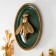 Panel interior polystone "Golden Fly" dark green 20x4.5x26.5 cm