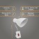Sconces in the outlet "Classic" 1x10W E27 white 10x14.5x25 cm