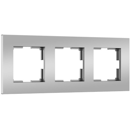 W0032965/ Frame for 3 posts SLAB (matte silver) W0032965