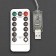 Garland "Curtain" 2.8 × 3 m dew on hooks, with a remote control, IP20, silver thread, 300 LED, white glow, 8 modes, USB