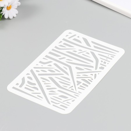 Plastic stencil "grass" 16x24 cm-1