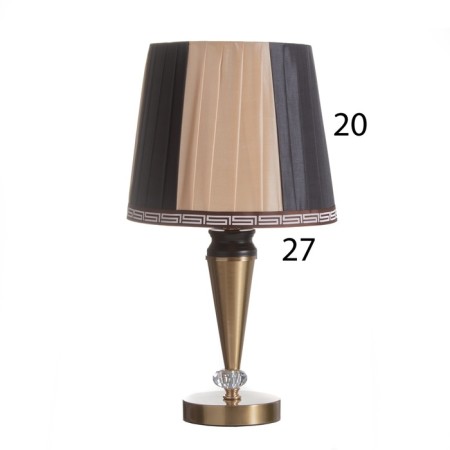 Table lamp "Chris" 1x40W E27 bronze 25x25x46.5cm-5