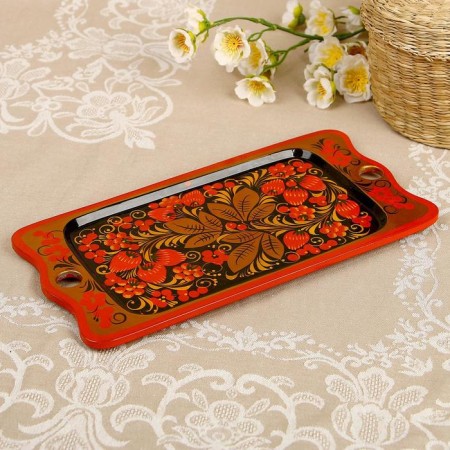 Sukharnitsa "Standard", 30 × 15 cm, Khokhloma, mix-2