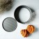 The form for baking the share "Elin. Circle ", d = 18 cm, removable bottom, anti -stick coating, black color