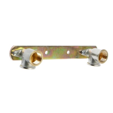The square "CTM", 1/2 ", internal thread, on the bar, for fastening the mixer, brass