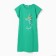 Homemade tunic "abstraction of bird", green color, rn 52