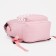 School backpack from textiles, 5 pockets, pink color