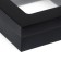 The box is folding, the lid is, black, with a window 20 x 20 x 6 cm