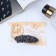 Halfish hair clip "Brianna" Flowers, 6.5 cm