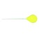 Fishing rod winter balalaika, black yellow color, HFB-43