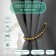 Picking for curtains “Pearl beads”, D = 1.5 cm, 30 cm, brown color