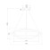 Suspension chandelier Arte Lamp Harley A2196SP-3CC, LED, 75 W, 80x80x120 cm, 9000 lm, remote control, chrome