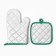 New Year. Kitchen set 2-idol Christmas segling 17*17cm, mittens-output 26*16 cm, 100%p/e