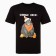 New Year's T -shirt "Olivier carry", black color, size 50