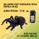 The animal "Spider", on remote control, works from batteries, the color of the mix