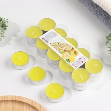 A set of aromatic tea candles in the shimon heat -shrinkage, 3.8x1.6 cm, 3.5 hours, 12 g, 20 pieces