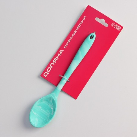 Spoon Garnish shares "sail", silicone, 20 cm, blue color-5
