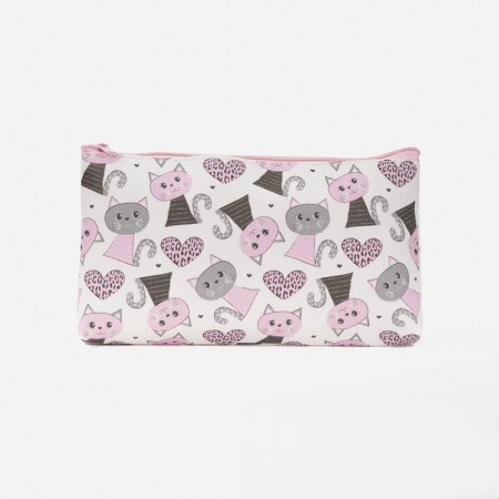 Lightning cosmetic bag, pink color-1