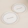 A set of porcelain plates SL Home "House", D = 27 cm, white color