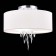 Ceiling Ceiling ST LUCE. SL1353.102.03. Nettuno. 3x60 watts, E14, 55x55x50 cm, chromium color