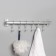 Twohind holder, 40 cm, 6 hooks, aluminum