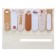 Bookmarks with adhesive edge of 18 x 65 mm, 7 colors x 20 sheets, paper, Devente Coffee 2011012