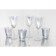 Glass glass for the wine Magistro "Pearls", 400 ml, pearly color