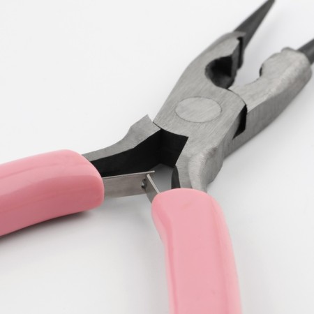 Round -liners with a sidewall, for needlework, 13 × 6.5 cm, silver/pink color-5