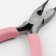 Round -liners with a sidewall, for needlework, 13 × 6.5 cm, silver/pink color