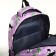School backpack on lightning, 3 outer pockets, lilac color