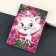 Notepad A7, on the paper clip, 16 sheets, in a cage, cats aristocrats