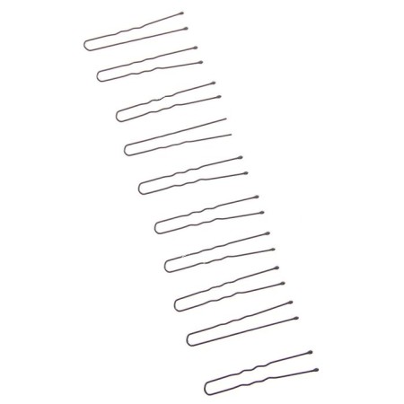 Hair hairpin "Classic" (set 10 pcs) 5 cm, black-1