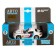 Metal machine BMW Z4 GT3 1:38, inertia, doors open, white color