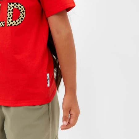 Children's T-shirt "Go Wild" Minnie Mouse, height 98-104, red-4