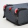 Small suitcase 24 "On the zipper, code castle, with extension, the color is gray