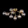 Ceiling light MayToni Mod545PL-12G, 12XG9, 28W, 60x60x20 cm, color gold