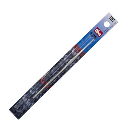 IMRA hook for thin yarn without a handle, steel, with a guide area of ​​1.0 mm